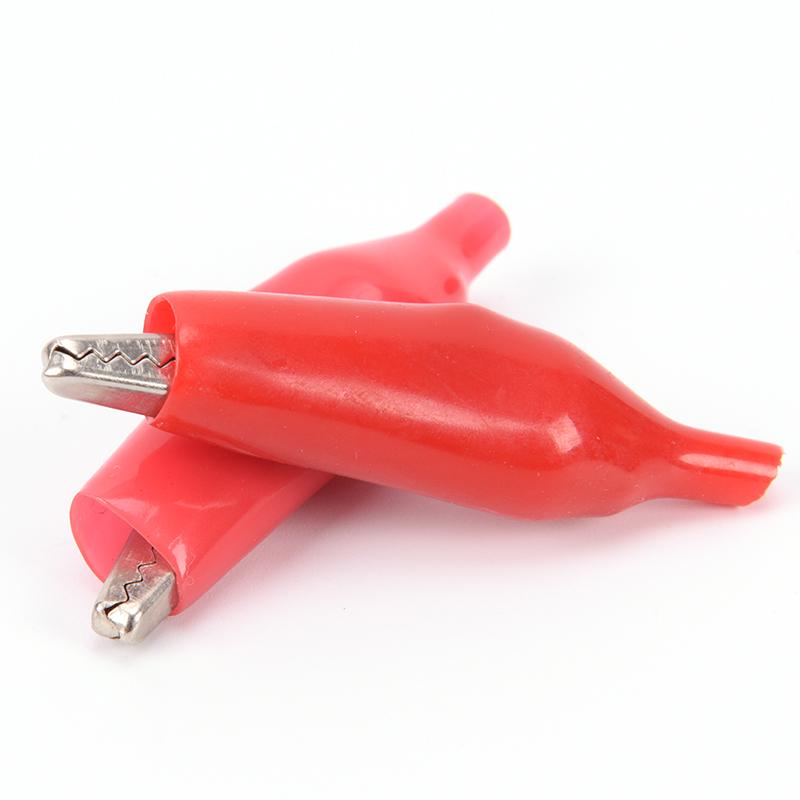 10Pcs Kleine Isolierung Boot Metall Alligator Clip Elektrische Test Krokodil Clip