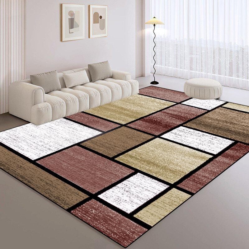 Classic Light Luxury Carpets Large Living Room Sofa Area Rugs Non-slip Washable Bedroom Rug Coffee Table Mat