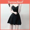 Strickstoff Sommer-Slipkleid mit ärmellosen Trägern für den lässigen Abend