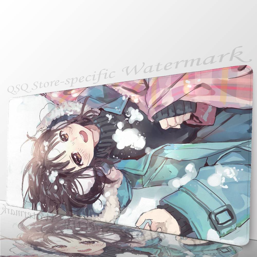 Nanase Kurumi Anime Mousepad Non-slip Suitable For Office Computers Laptops E-sports Game Desk Mats XXL Keyboard