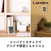 Landex YT5285WH Alarm Slim Automatic Calendar Can Be Used As a Stand Clock, White, Digital, Digit, Lighting, Temperature, Humidity, Display,