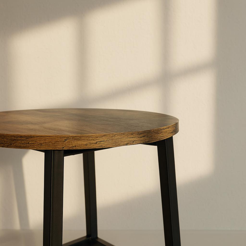 Dark Brown Bar Stool for Kitchen Dining Room 32X32X65 Begryf