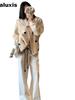 Design Aesthetic Gentle Lazy Style Lamb Wool Coat Women's Winter New Arrivals Plush Double-Buttoned Elegant Warm Top