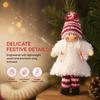Skiing Doll Christmas Decor Wood Tree Hanging Decor Creative Christmas Ornament  Gift