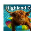 2026 Highland Cow Wall Calendar Scottish Highland Cattle 12 Monthly Planner