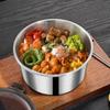 Large Capacity Stainless Steel Food Storage Container Leak Proof Lunch Box with Lid Metal Crisper for Home and Office