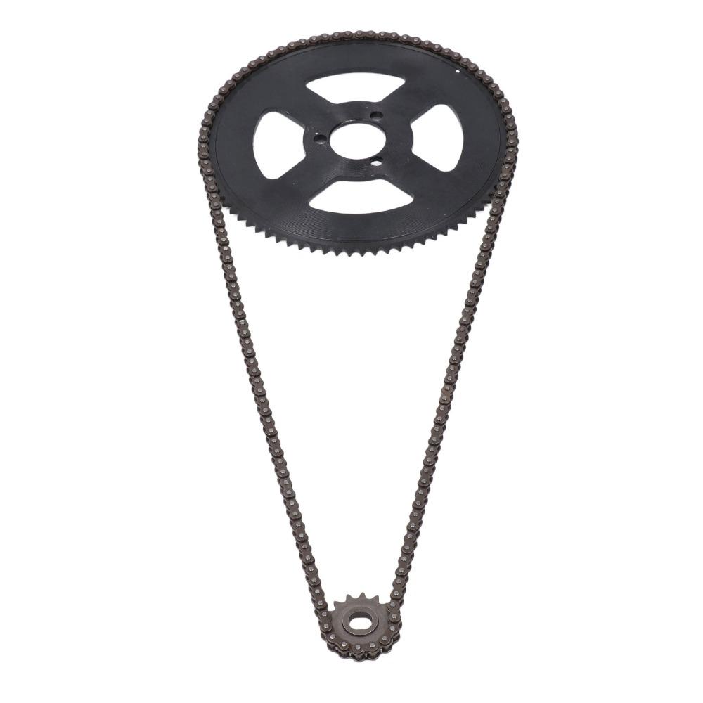 Steel 25H Chain Sprocket Set 29mm 80T Rear Sprocket Drive Chain Sprocket Set  E-Bike