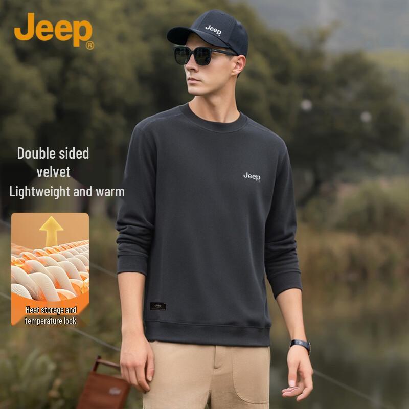 

JEEP Men s Fleece Lined Sweatshirt 4XL
