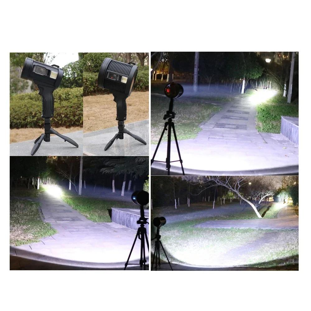 High Power Brightness Flashlight Outdoor Camping Waterproof Lights with Side Light Multi-Modes Torch USB Rechargeable Lantern