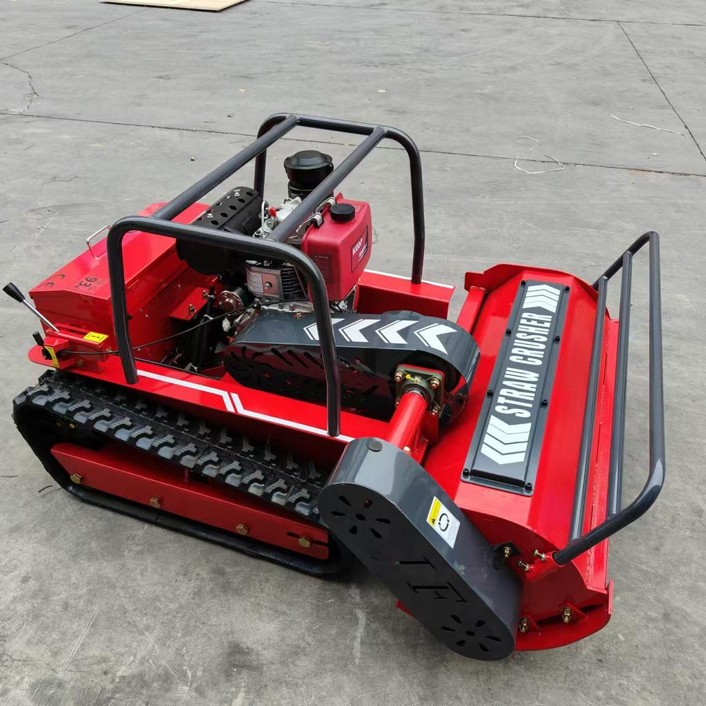 Remote Control Self-Propelled Lawn Mower for USA - HT100 Greenhouse Weeding & Mountain Land Clearing Mower