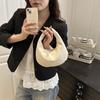 Yogodlns Simple Solid Color Clutch Bags Pu Leather Women Underarm Hobo Bag Commute Small Handbags For Ladies