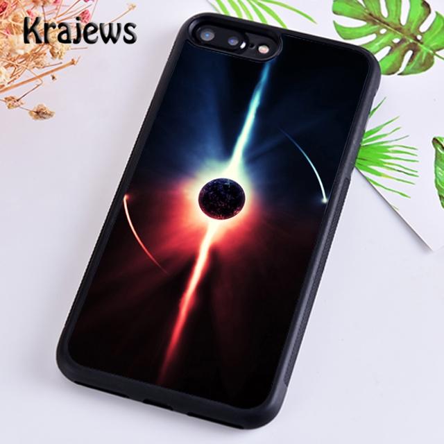 Krajews Moon Space Lunar Eclipse Planet Soft Phone Case For iPhone 17 Air 16 15 14 plus 11 12 13 pro max coque Fundas