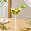 Bird Bam Glasses, Bird Shaped Glass Wine Glass, Creative Birds Cocktail Glass, Funny Clear Crystal Glasses, for Champagne, Mixed Drinks, Party,