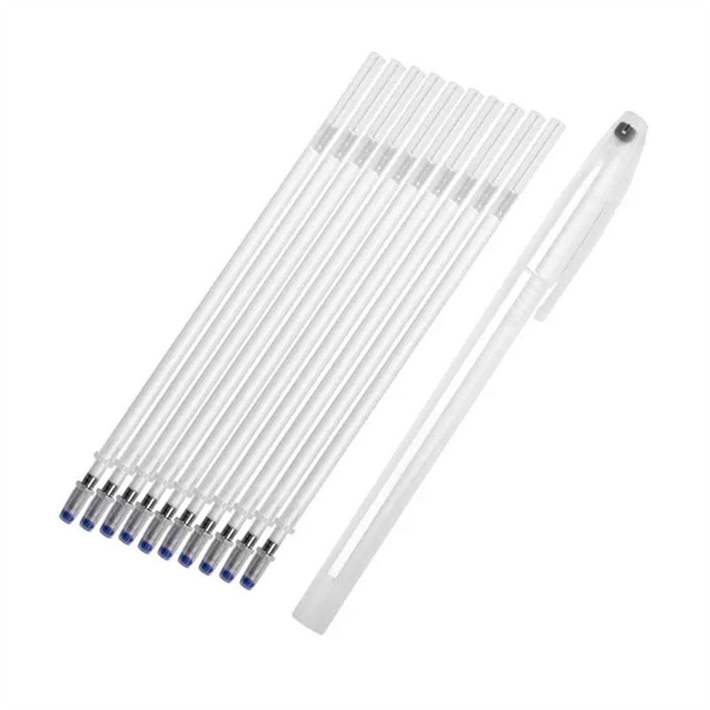 40Pcs Coarse Rod Heat Erasable Marking Pen Fabric Sewing 13cm High Temperature Disappearance Refill Marker Pen
