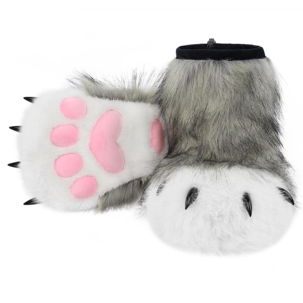 Plush animal costume accessories, animal feet, cute claws, hand-made rubber animal feet, comics exhibition cosplay costume props