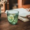 Light Luxury Cup Bingchuan Pattern Glass Water Cup Household Color Transparent Cup Simple Beer Cup Juice Cup