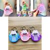 Adorable Bunny Calculator Keychain Soft Rubber Cute Keyring For School Bags And Gifts