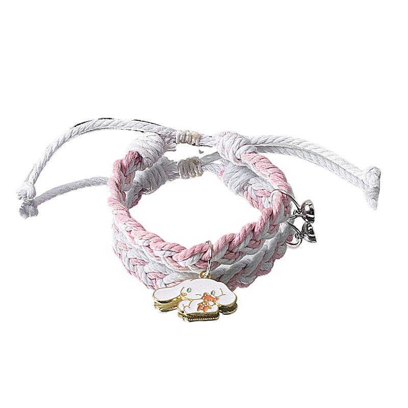 Cinnamoroll Knitted Magnetic Bracelets - Cute Cartoon Bestie Gifts for Women