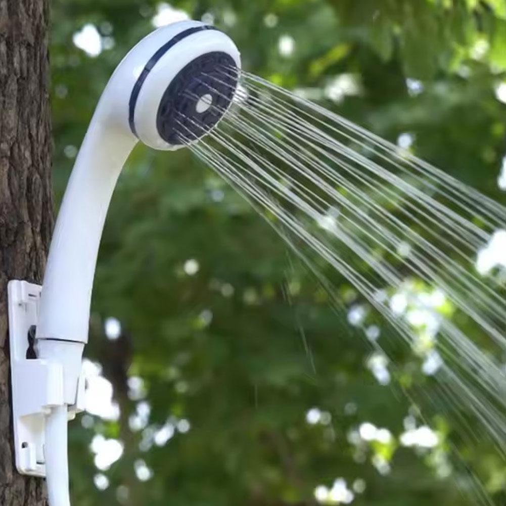 Camping Outdoor Shower Accessory Rechargeable Portable Handheld Electric Shower Hiking Travel Regulable Electric Shower Sprayer