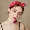 Stoff Paisley-Muster Breiter Schleifenknoten Haarband Elegant Boho Retro Hasenohren Stirnband Haarschmuck Gedreht Geknotetes Kopfband