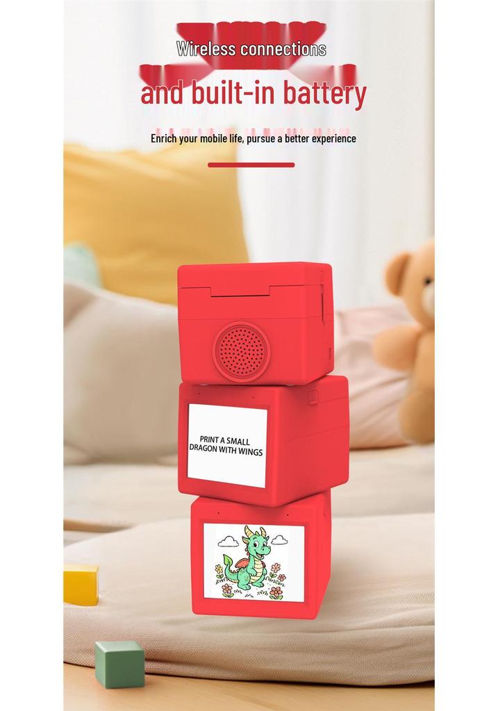 Q15 Mini Portable Color Thermal Printer: Wireless Pocket Voice-Activated Instant Photo Printing