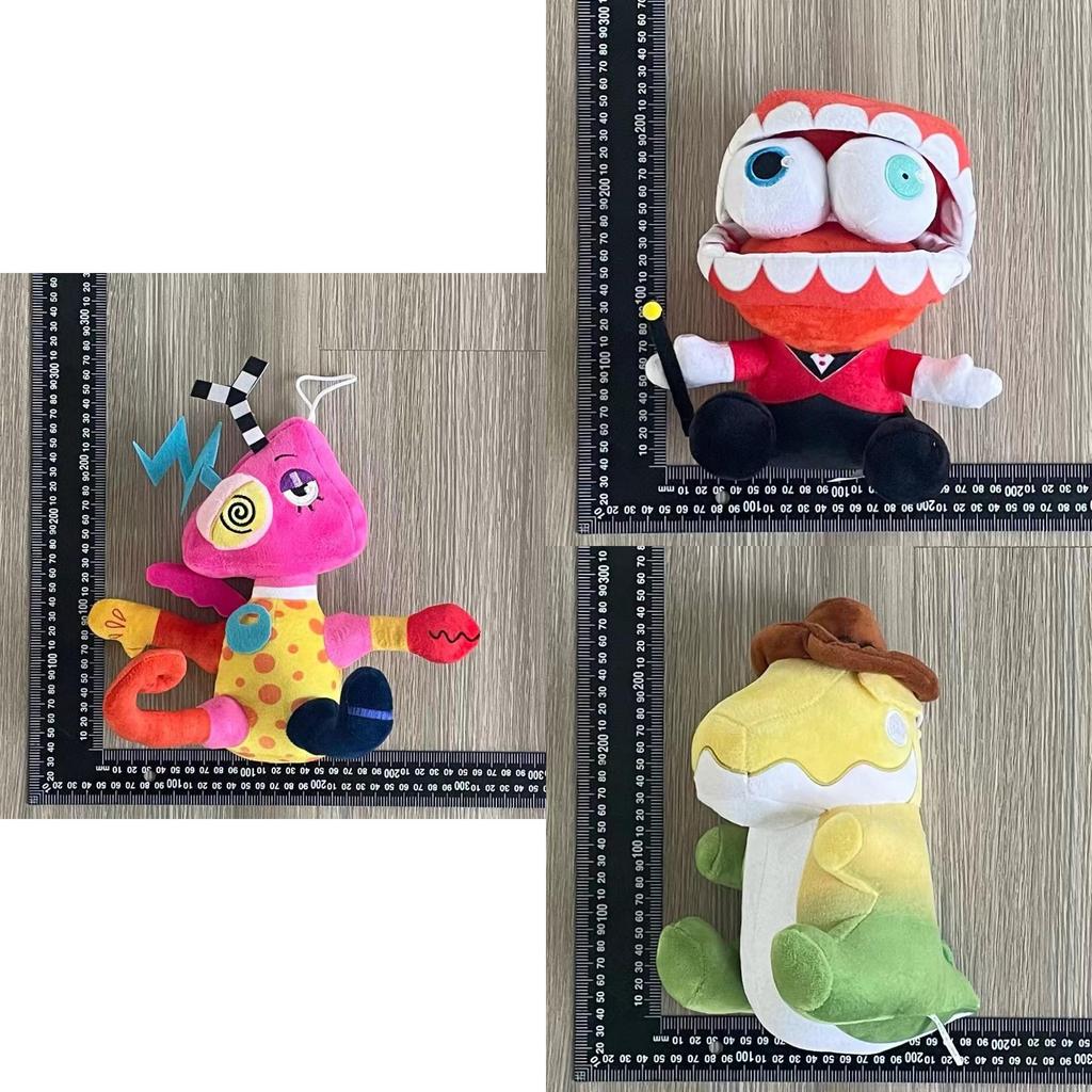Adorabile Morbido Dinosauro Peluche Bambola Carina Clown del Circo Principessa Caramella Peluche Regalo