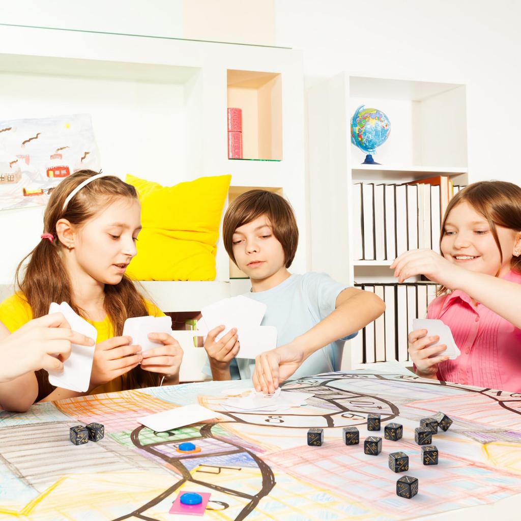 TOPPERFUN Dice Counters, 0.63 D6 Plus and Minus Dice Set, All Dice Board Game Accessories, Compatible with TG, CCG, and Card Games