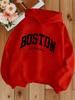 Girls' Casual Hooded Sweatshirt, Loose and Versatile Children's Hoodie, Girls' Hooded Sweatshirt, Fashionable Printed Top,
