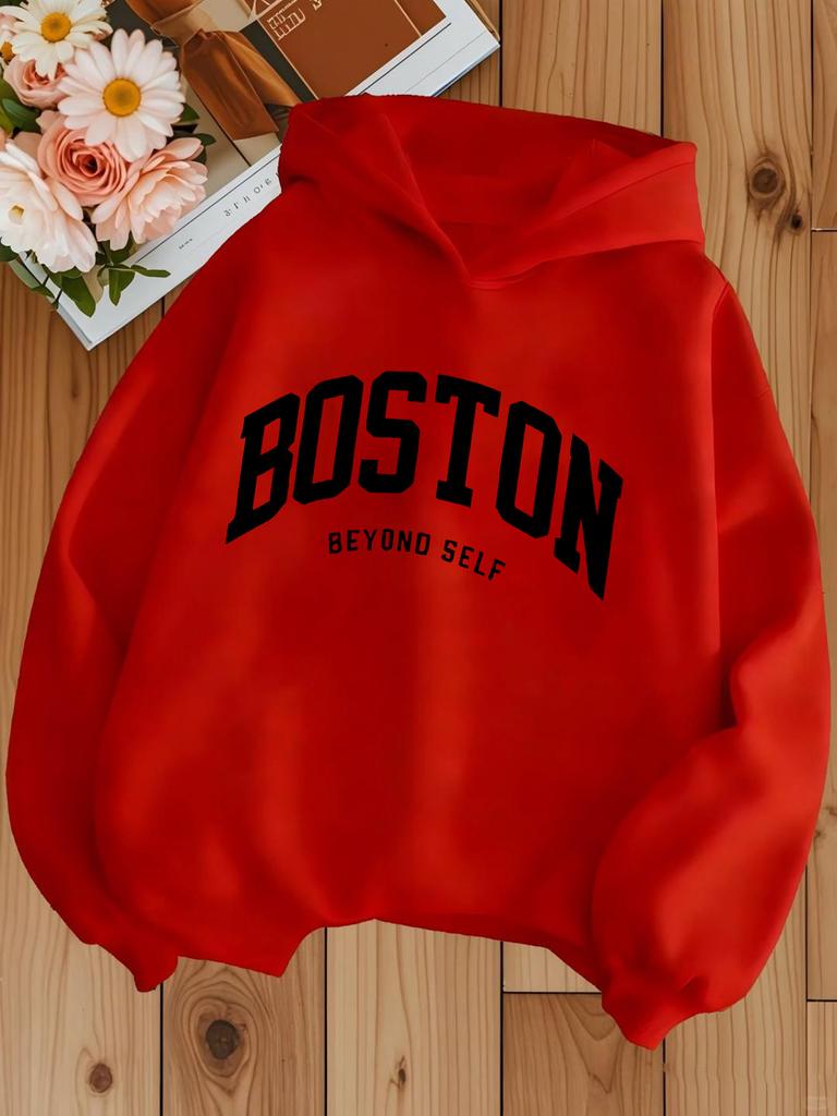 Girls' Casual Hooded Sweatshirt, Loose and Versatile Children's Hoodie, Girls' Hooded Sweatshirt, Fashionable Printed Top,