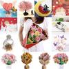 Premium 3D Pop Up Flower Bouquet Cards Mothers Day Gift Valentines Day Anniversary Birthday Greeting Card Thank You Wishes Gifts