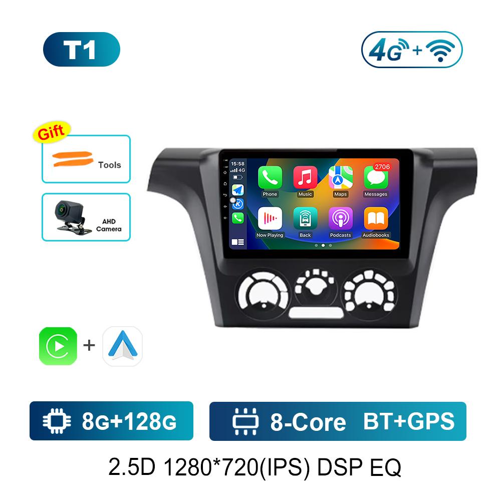 Car Radio Multimedia Player 9 inch for Mitsubishi Outlander 1 2002 - 2008 Android 4G Navi GPS WIFI IPS Touch Screen DSP Stereo