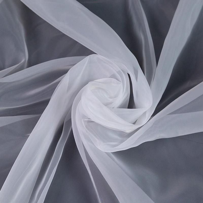 

100x160cm Encrypted Gauze Organza Fabric By The Meter Sequined for Scene Skirts Backdrop Sewing Decoration Diy Smooth 100x150cm