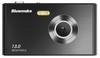 Slim 13MP Effective 5K 16x Digital Compact Digital Ideal for School 1cm Thin Camera, Black, Pixels, Video, Autofocus, Zoom, Built-in Type-C Charging,
