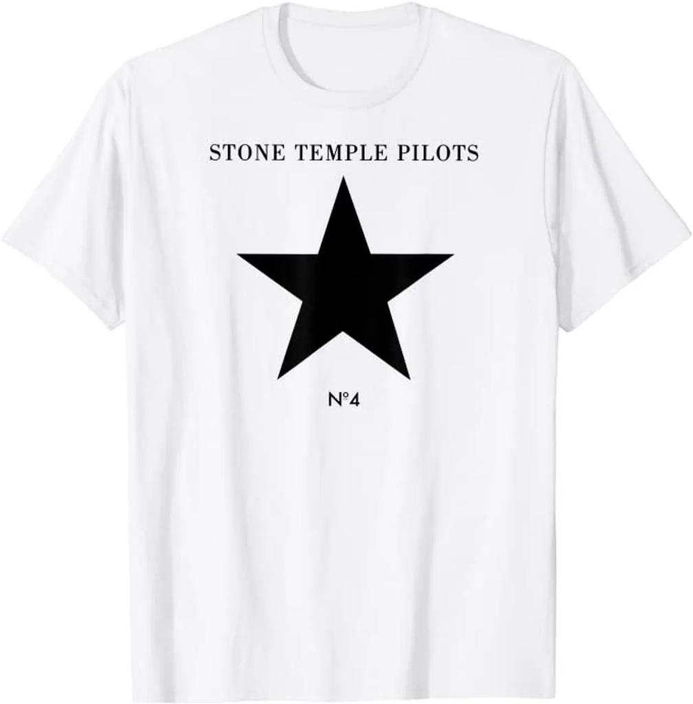 Americká Rocková Kapela Stone Temple Pilots Grafický Potisk Tričko Unisex Dámské Volné Ležérní Oversized Tričko Streetwear Hip Hop Móda Top