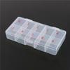 10 Cells False Nail Art Tips Box Storage Case Fake Nail Art Tips Box Case For Daily Use High Quality Material