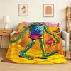 Pepe the Frog Throw 240g Flannel Blanket Lightweight Soft Skin-friendly Summer Thin Throw Blanket