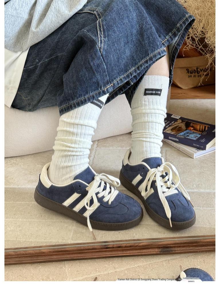 Dafa Girl Women's Retro Cortez Dad Shoes - 2025 Autumn/Winter Thick-Soled Breathable Sports Casual Sneakers