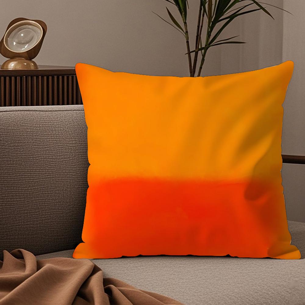 Mark Rothko Pillow Case Silky Elegant Comfort Sofa Bed Invisible Zipper