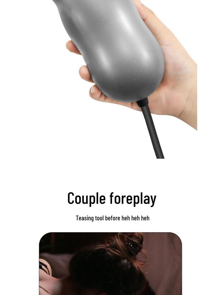 Enhanced Dual-Head Inflatable Anal Plug with Adjustable Expansion Beads