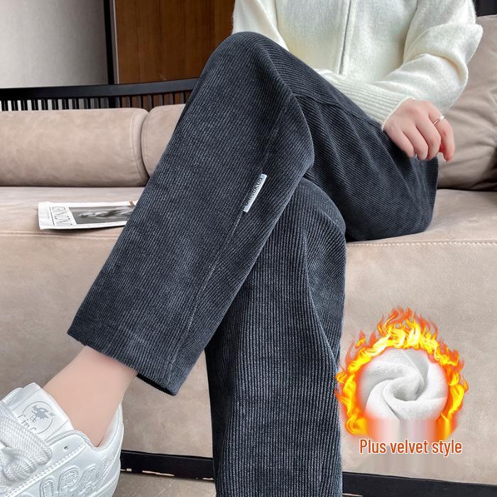 Pantaloni Harem Skinny pentru Femei - Elegante Picioare Drepte Înguste pentru Toamnă, Primăvară și Iarnă 2025