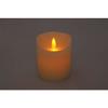 Nihon Rousoku LED Candle "Totonari" (Light and Neighborhood), Solid Color, 7.5 X 7.5 X 8.5cm