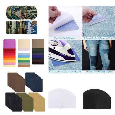 DIY Eisen auf Reparatur Flicken Patches Jeans Hosen Jacke Mantel Aufkleber Applikationen