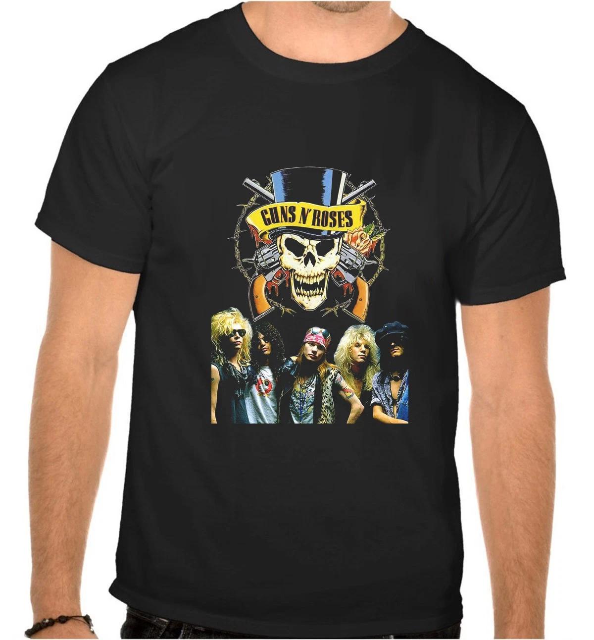 

Guns and Roses Guns N Roses Rock Music Black Kids T-Shirt -1082 -Kids- XL