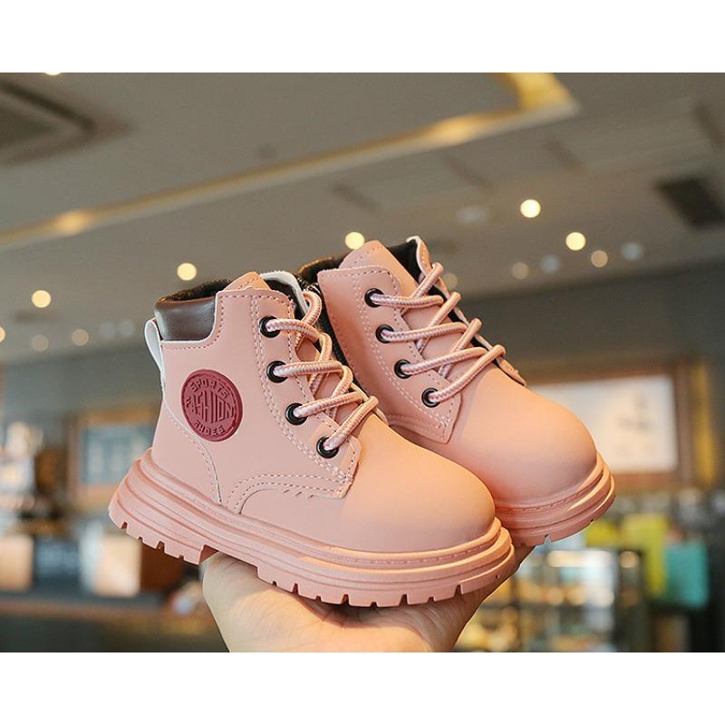 Spring and Autumn New Classmate Martin Boots Children's Soft Sole Versatile Boys and Girls Single Boots Zipper Fashion Versatile Trend Boots