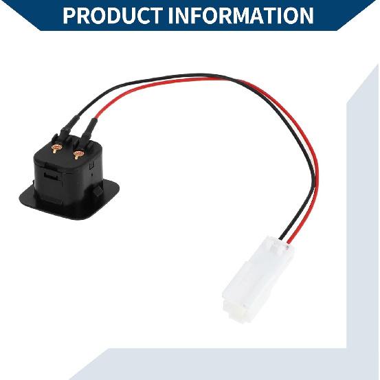 No.935552H0009Y Trunk Lid Lock Release Push Button Handle Switch for Hyundai Elantra 2007-2010 / Rear Release Switch/Durable / 1 Pcs Black