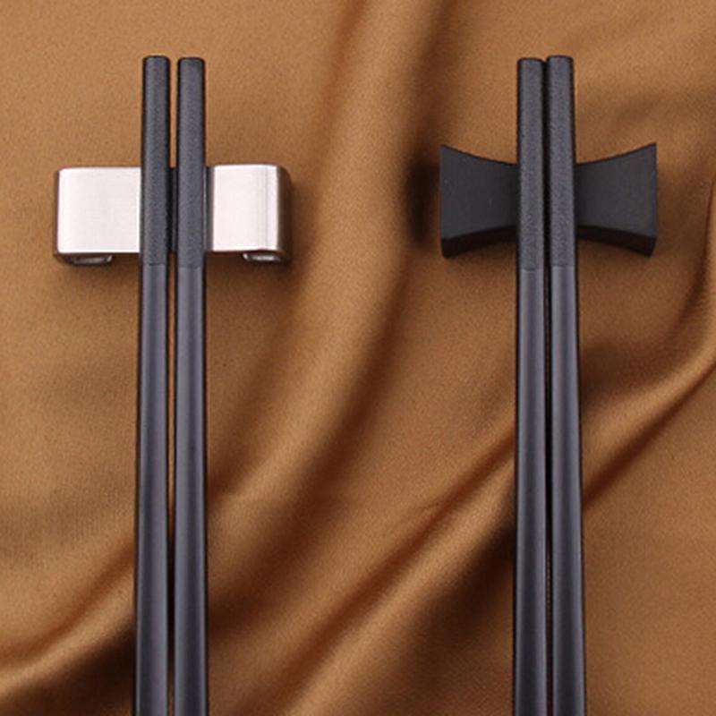 1X Chinese Chopstick Rest Chopsticks Holder Spoon Stand Rack Pillow Shape Table