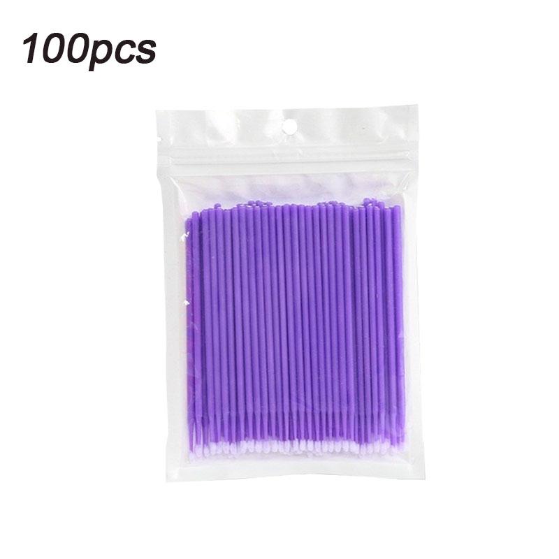 New 50/100pcs Eyelash Brushes Eyelash Extensions Spoolie Brush Eyebrow Comb Microbrush for Eyelashes HZS25
