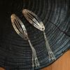 Hollowed-out Tassel Side Hairpin Vintage BB Hair Clip Patterned Bangs Clip Ethnic Long Edge Clip Women Retro Hair Accessories