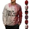 Men's Casual Look Sweatshirt with Halloween Print for Everyday Wear