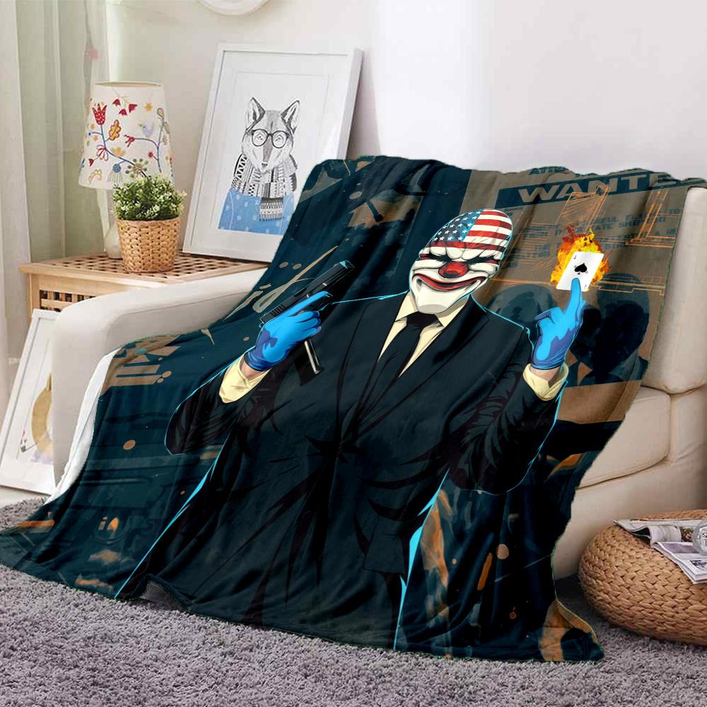 Payday Flannel Blanket, High quality Comfortable for All Seasons, Home Decor, Warmth and Comfort